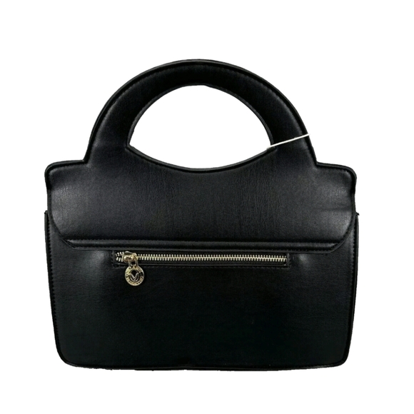 Valentino Orlandi Black Quilted Satchel - Picture 2 of 3